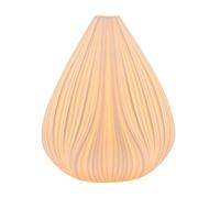 Hestia Flower Bud White Ceramic Table Lamp with Matt Finish & Cosy Illumination. Gift for Housewarming, Bedside, Bedroom, Kitchen, Living Room, Office, Nightstand or Lounge.
