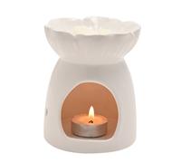 Hestia Flower Wax Melt Holder - White Hestia White