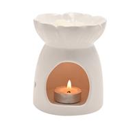 Hestia Flower Wax Melt Holder - White White