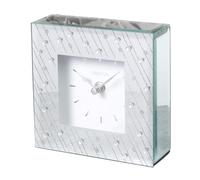 Hestia Glass Mantel Clock