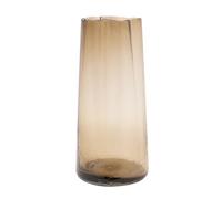 Hestia Glass Tall Vase - Scalloped Edge