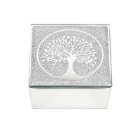 Hestia Glass Tree Of Life Trinket Box