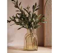 Hestia Glass Vase - Amber