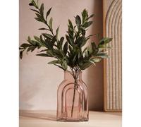 Hestia Glass Vase - Light Pink Pink One Size