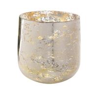 Hestia Gold And Silver Glass Vase - Large
