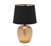 Widdop and Co Hestia Natural Mushroom Lamp - Ceramic - Contemporary and Stylish Design - Table Lamp, Bedside Lamp, Home Décor, Kitchen, Living Room, Bedroom - 29cm