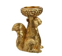 Hestia Gold Squirrel Tealight Holder Gold One Size