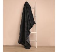 Hestia Graphite Grey Throw 150Cm X 200Cm In Charcoal Charcoal 150cm × 200cm