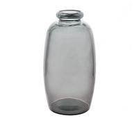 Hestia Grey Recycled Glass Vase 35cm