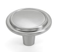 HESTIA HARDWARE 25 Pack | Satin Nickel Cabinet Pulls | Silver Round Kitchen Knobs for Cabinets and Knobs for Dresser Drawers | 1-1/4 Cabinet Knobs Drawer knobs Kitchen Cabinet Hardware (Z6.25.S)