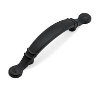 HESTIA Hardware Z10.3in.10.DBK Arch Cabinet Handle Pulls- 3" Center to Center, 10 Pack (Black)