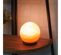Hestia Himalayan Rock Salt Lamp 5" Sphere In Pink Pink
