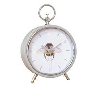 Hestia Home Bumblebee Grey Metal Alarm Clock Collection