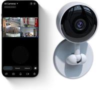Hestia Indoor Compact Camera, 3Mp Wifi Camera, Wireless Door Alarm Camera With Ai Motion Detection, 2-Way Audio, Night Colour Cam