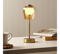 Hestia LED Rechargeable Touch Table Lamp - Bronze
