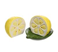 Hestia Lemon Salt And Pepper Shaker In Bright Yellow Bright Yellow One Size