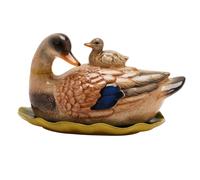 Hestia Mallard Butter Dish In Brown Brown