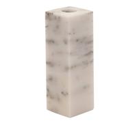 Hestia Marble Candle Holder - 15Cm In White White One Size