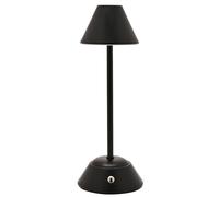 Matt Black USB LED Touch Table Lamp - Medium Hestia Black One Size