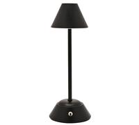 Matt Black USB LED Touch Table Lamp - Medium Hestia Black One Size