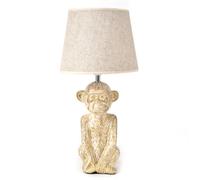 Hestia Monkey Table Lamp With Tonal Shade