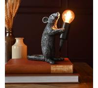 Hestia Mouse With Bulb Lamp - 18Cm In Black Black