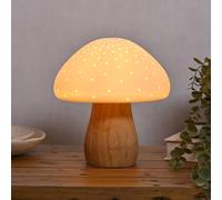 Hestia Mushroom Table Lamp In White White