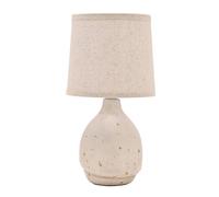 Hestia Natural Flecked Lamp - 28Cm In Stone Stone One Size