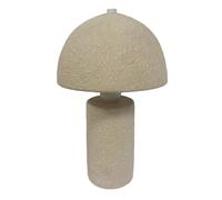 Hestia Natural Mushroom Lamp - 29Cm In Stone Stone One Size