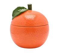 Hestia Orange Storage Jar