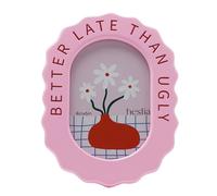 Hestia Pale Pink Frame 4" X 6" - Better Late Than Ugly Pink