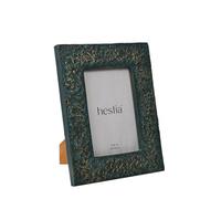 Hestia Photo Frame Teal With Gold Imprint - 4" X 6"