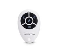 HESTIA Remote Controller Keyring for SAFE-TECH Smart Home Security | 433MHz Wireless Remote with Arm, Disarm & SOS Buttons, Portable Keyring Design for HESTIA Home Alarm Systems, HS-01-RCL