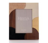 Hestia Resin, Mangowood & Brass Photo Frame 5" x 7"