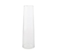 Hestia Small Decorative Glass Vase In Clear Clear One Size