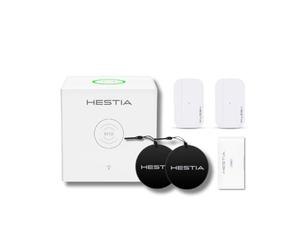 HESTIA Smart Cube WiFi Home Security Alarm System Bundle | Includes Base Station, Door & Window Sensor, Remote and RFID Tag, Smart App Control for SAFE-TECH Home Security, HS-01-SCU