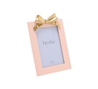 Hestia Soft Pink With Gold Ribbon Photo Frame - 4" X 6" Pink One Size