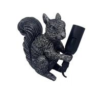Hestia Squirrel Holding Bulb Lamp Home Décor Rustic 16cm