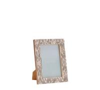 Hestia Striped Bone Photo Frame 3.5" X 5"
