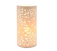 Hestia Tall Butterfly Tube Ceramic Table Lamp