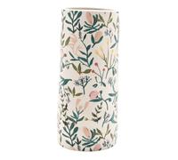 Hestia Tall Floral Vase In White White One Size