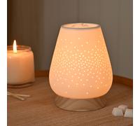 Hestia Tapered Aroma Lamp in White Hestia White