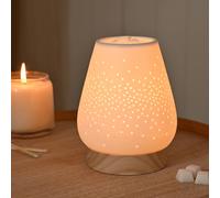 Hestia Tapered Aroma Lamp In White White One Size