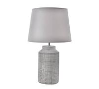 Hestia Textured White Table Lamp