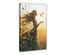 Hestia, The Sacred Woman Canvas Poster Bedroom Decor Landscape Office Room Decor Gift 12x18inch(30x45cm)
