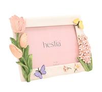 Hestia Tulip Design Resin Photo Frame 6" X 4" Multi