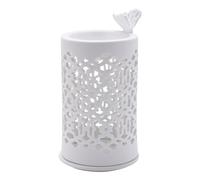 Hestia White Ceramic Wax Melt Burner With Butterfly Hestia White