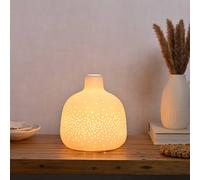 Hestia White Short Table Lamp White