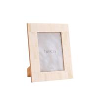 Hestia White Wide Border Bone Effect Photo Frame