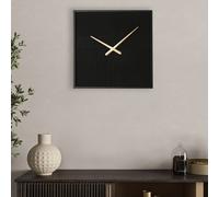 Hestia Woven Thread Clock - Black Black One Size
